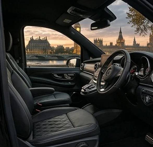 Mercedes V-Class chauffeur vehicle for group travel