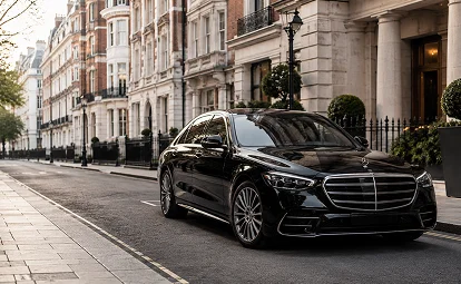 Mercedes S-Class chauffeur vehicle